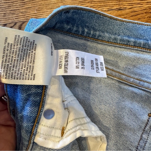 AGOLDE Nico High Rise Slim Light Denim Jeans | Size 26 - Picture 6 of 8